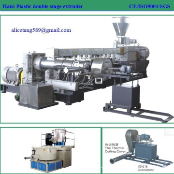 Nanjing haisi High capacity plastic pvc granule filler masterbatch making machine